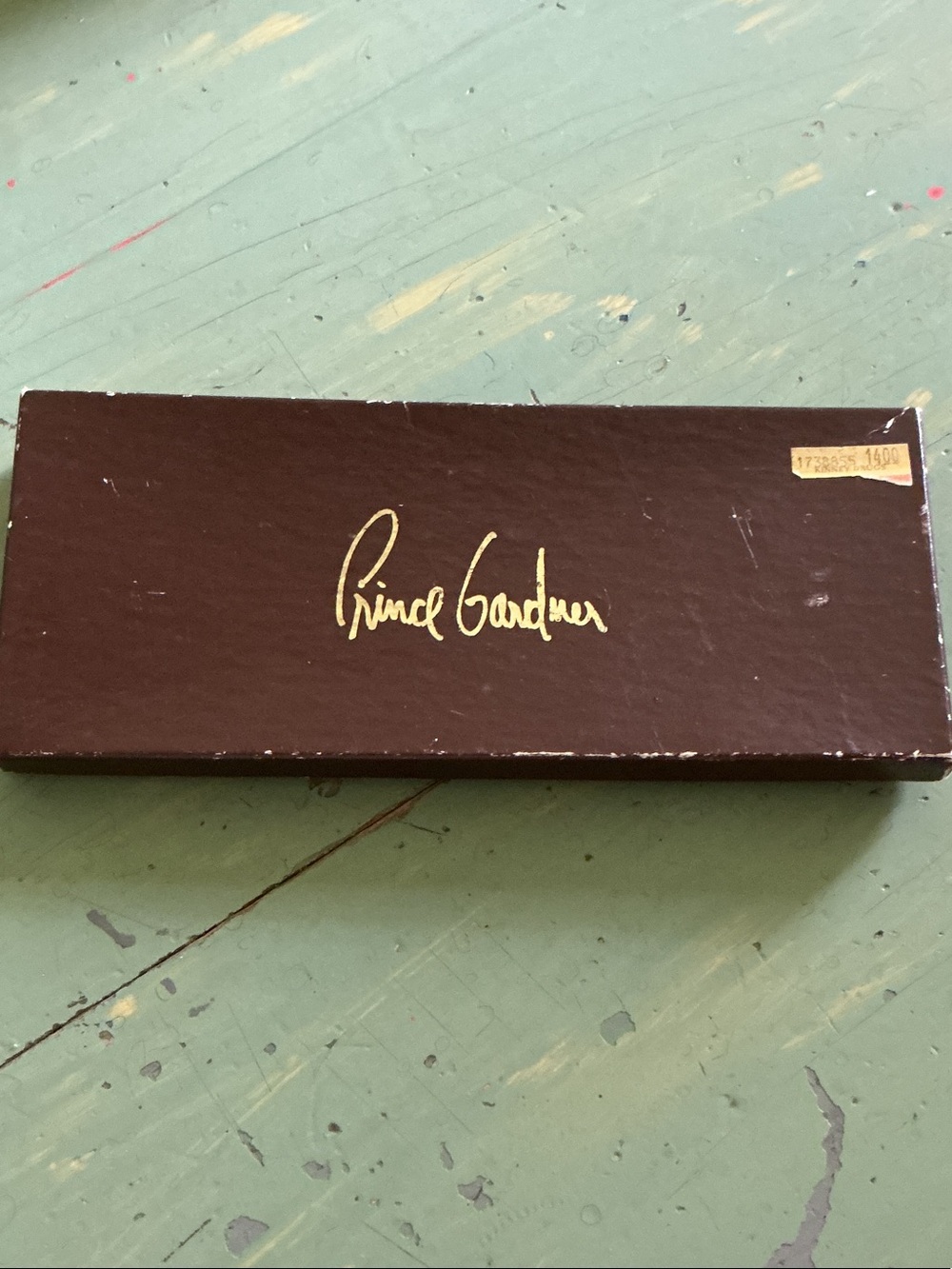 Prince Gardner Men’s  Leather Billfold -NIB